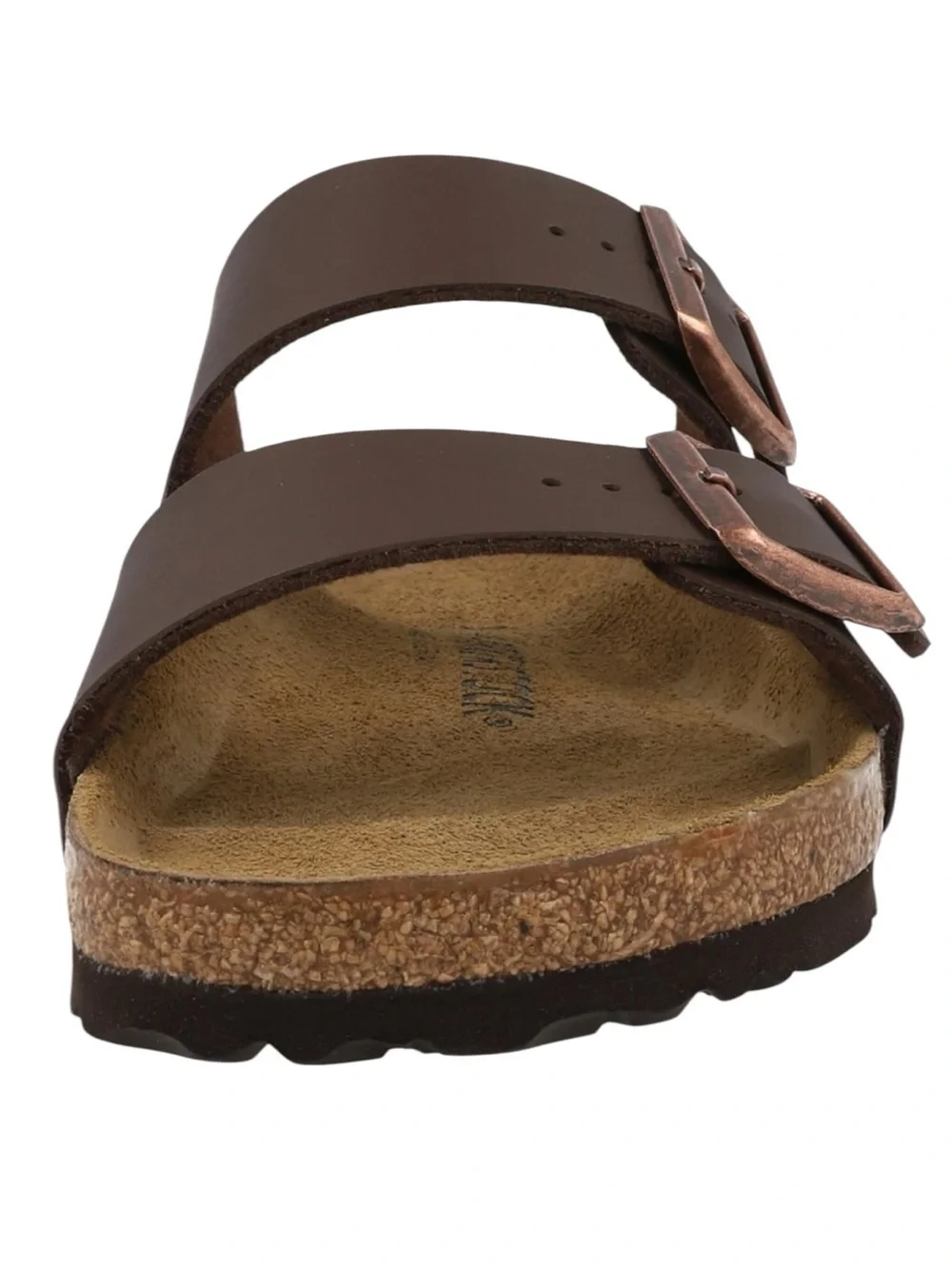 NWT Birkenstock Arizona Birko-Flor Brown Unisex Size 44 R US M 11-11.5 | US W 13
